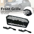 RSQ5-Style Front Honeycomb Mesh Grill Grille Fit Audi Q5 SQ5 2018-2020-1