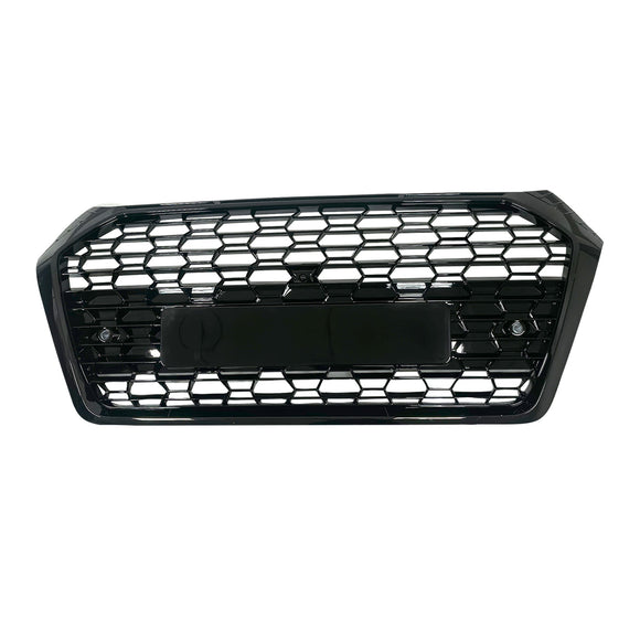 RSQ5-Style Front Honeycomb Mesh Grill Grille Fit Audi Q5 SQ5 2018-2020