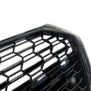 RSQ5-Style Front Honeycomb Mesh Grill Grille Fit Audi Q5 SQ5 2018-2020-4