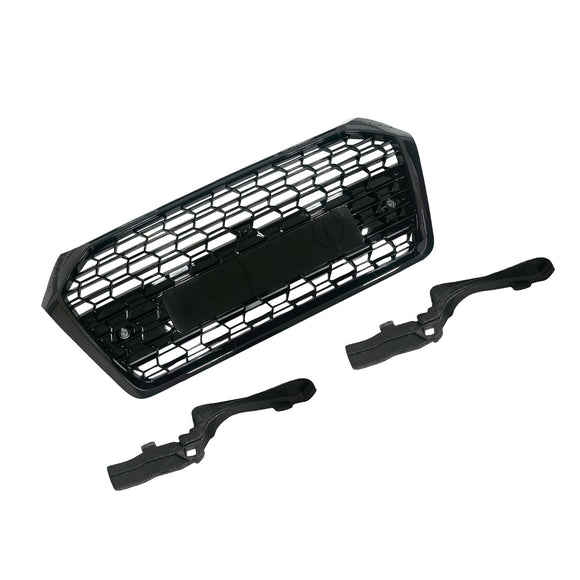 RSQ5-Style Front Honeycomb Mesh Grill Grille Fit Audi Q5 SQ5 2018-2020