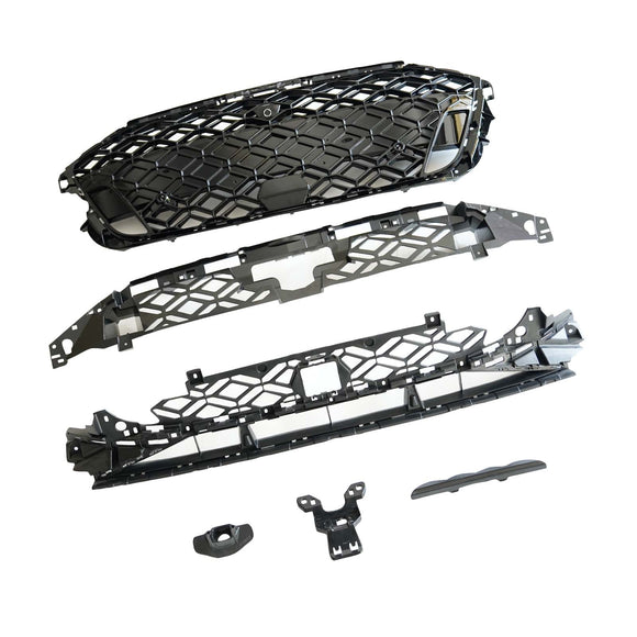 Front Bumper Honeycomb Mesh Grille Grill Fit Audi A3 8Y S?line 2025?2026