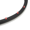 4 Stück Gummi-Türdichtung für Honda Civic 4-türige Limousine 1996–2000-11