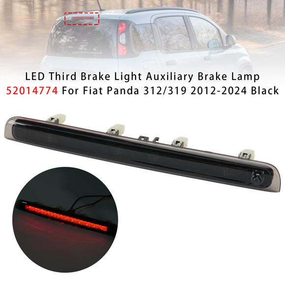 Derde remlicht hulpremlamp 52014774 voor Fiat Panda 2012? 2024 zwart
