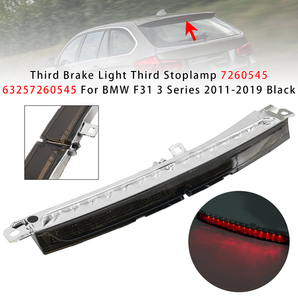 Terza luce freno Terza luce stop 7260545 63257260545 Per BMW F31 2011?2019 Nero