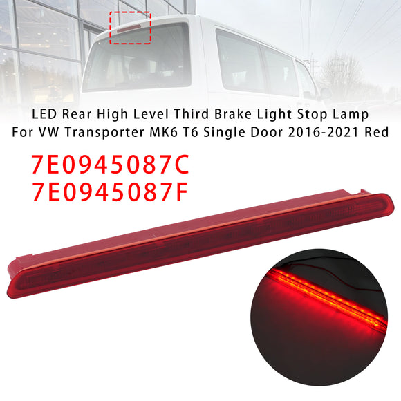 LED Rear High Level Third Brake Light Stop Lamp For VW Transporter 2016-2021 Red