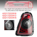 Kit de modernización de línea negra de lámpara trasera derecha para Mini R56 2010-2013-1