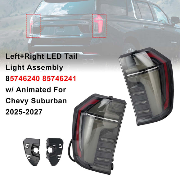 Linke + rechte Rücklichtbaugruppe 85746240 85746241 für Chevy Suburban 2025–2027