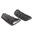 2PCS Front Bumper Grill Grille Fog Light Cover Fit Audi A6 C8 2019-2023-3