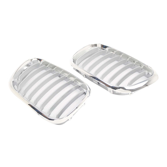 Griglia per rene anteriore cromata nera BM1200152 Per BMW X5 E53 2000-2003 Stecca singola