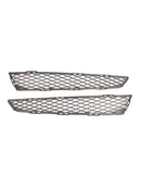 2PCS Front Bumper Grill Grille Fog Light Cover Fit Acura MDX 2010-2013-9