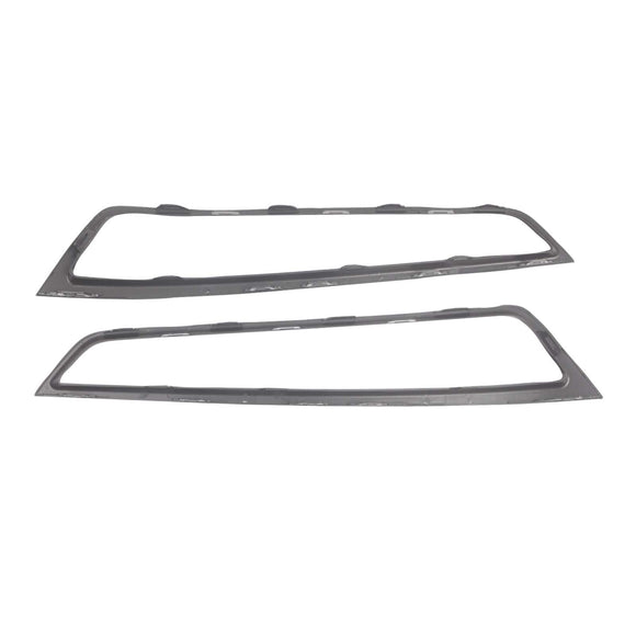2 Stück Frontstoßstangengitter Nebelscheinwerfer-Abdeckung für Acura MDX 2010–2013, Schwarz
