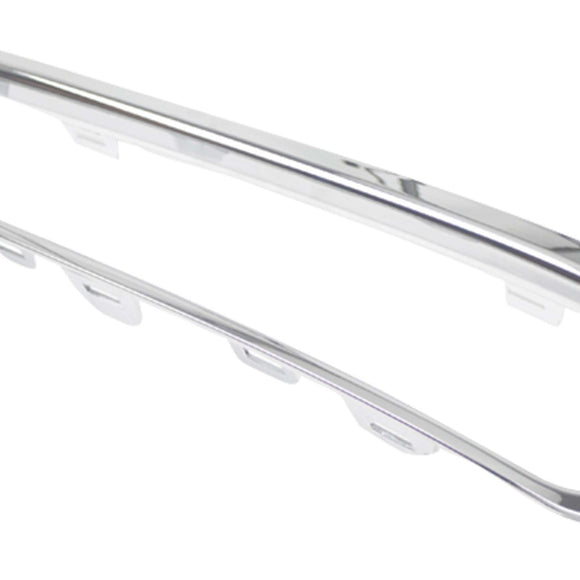 2 STKS Voorbumper Grille Mistlamp Cover Trim Fit Acura MDX 2010-2013 Chrome