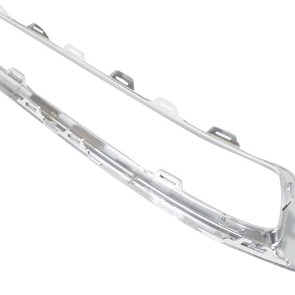 2 STKS Voorbumper Grille Mistlamp Cover Trim Fit Acura MDX 2010-2013 Chrome