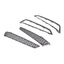 Copertura fendinebbia griglia anteriore 2 pezzi con rivestimento adatto per Acura MDX 2010-2013 nero-11