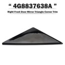 Garniture d'angle triangulaire de rétroviseur de porte avant droite, pour Audi A7 2011 – 2018 4G8837638A-1