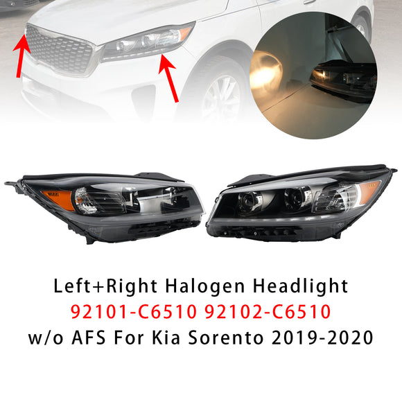 Faro alogeno Kia Sorento sinistro+destro 2019-2020 92101-C6510 92102-C6510