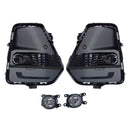 2026 2027 Toyota RAV4 White LED Front Bumper Fog Light Assembly Kit Bezel-6