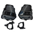 2026 2027 Toyota RAV4 White LED Front Bumper Fog Light Assembly Kit Bezel-7