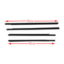 4PCS Dichtungsstreifen Fensterglas Dichtungsstreifen für Peugeot 301 9802280780 Schwarz-2