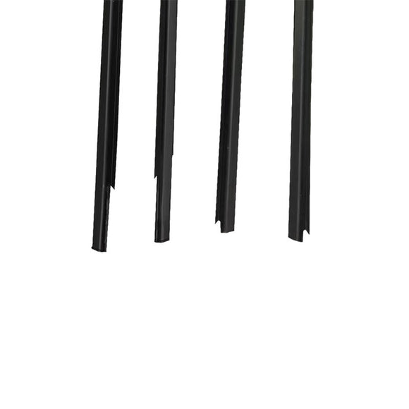 4PCS Dichtungsstreifen Fensterglas Dichtungsstreifen für Peugeot 301 9802280780 Schwarz