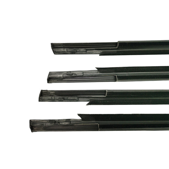 4PCS Dichtungsstreifen Fensterglas Dichtungsstreifen für Peugeot 301 9802280780 Schwarz