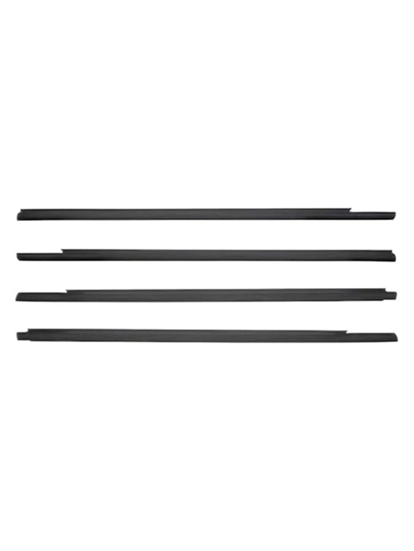 4PCS Dichtungsstreifen Fensterglas Dichtungsstreifen für Peugeot 301 9802280780 Schwarz