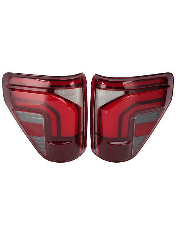 Left+Right LED Tail Light RL34-13B505-B With Blind Spots For Ford F150 2024-2025