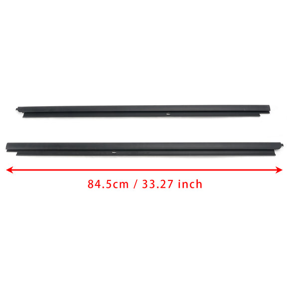 2x Front Outer Window Sweep Weatherstrip Seal For Chevy Silverado 1500 2500 GMC
