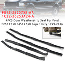 4PCS Door Weatherstrip Seal For Ford F250 F350 F450 F550 Super Duty 1999-2016-1