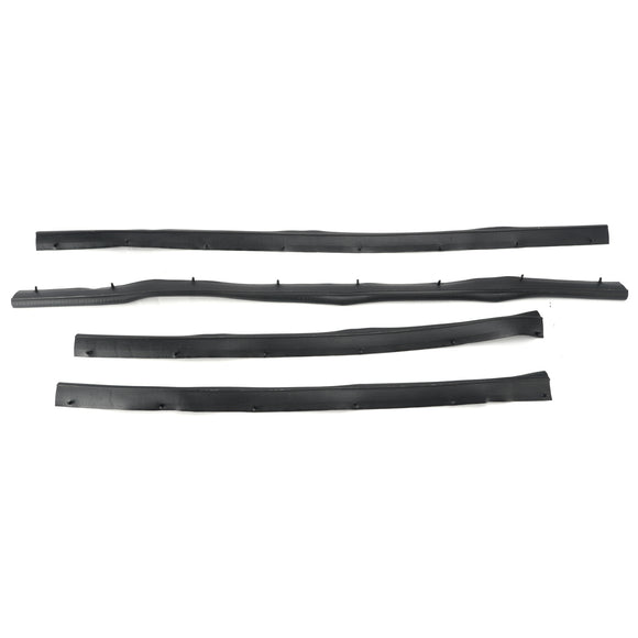 4PCS Door Weatherstrip Seal For Ford F250 F350 F450 F550 Super Duty 1999-2016