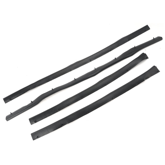 4PCS Door Weatherstrip Seal For Ford F250 F350 F450 F550 Super Duty 1999-2016