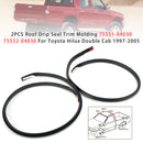 Roof Drip Seal Trim Molding 75551-04030 75552-04030 For Toyota Hilux 1997-2005-1