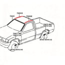 Roof Drip Seal Trim Molding 75551-04030 75552-04030 For Toyota Hilux 1997-2005-5