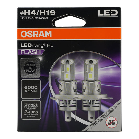 Kit lampadine per fari LED per auto H4/H19 12V 20/20W 6000K per OSRAM YS64193CWFLf