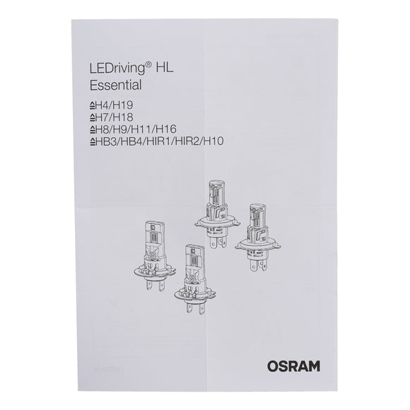 Auto LED-koplamplamp HB3/HB4 HIR1/HIR2 H10 12V 35W 6000K voor OSRAM
