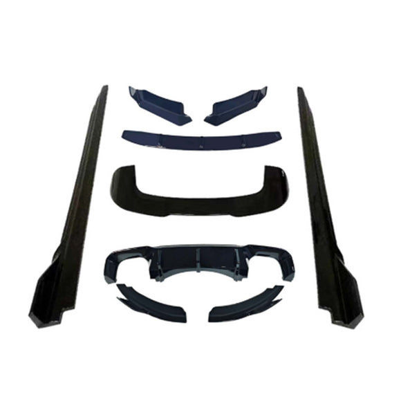 Glanzend Zwart Voorspoiler Lip Diffuser Body Kit Fit BMW X5M F85 2014-2018