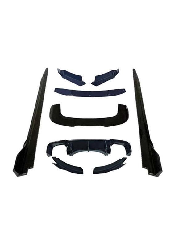Glanzend Zwart Voorspoiler Lip Diffuser Body Kit Fit BMW X5M F85 2014-2018