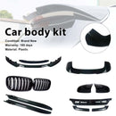 Kit de carrocería, rejilla, espejo, difusor trasero, divisor delantero, compatible con BMW X5 F15 2013-2019-1