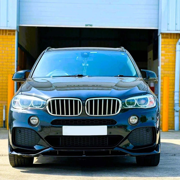 Gloss Black Body Splitter Spoiler Diffuser Skirt Fit BMW X5 F15 M Sport 2013-2019