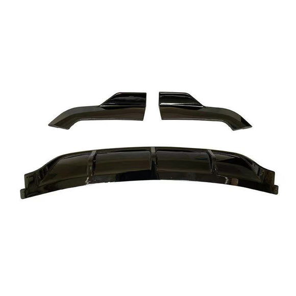 Kit de carrocería negro brillante, difusor delantero y trasero, compatible con BMW X5 F15 M 2013-2019