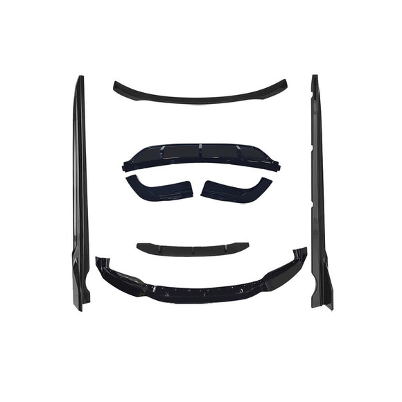 Kit de carrocería, difusor trasero de labio divisor delantero, kit de carrocería para BMW X6 F16 2013-2019