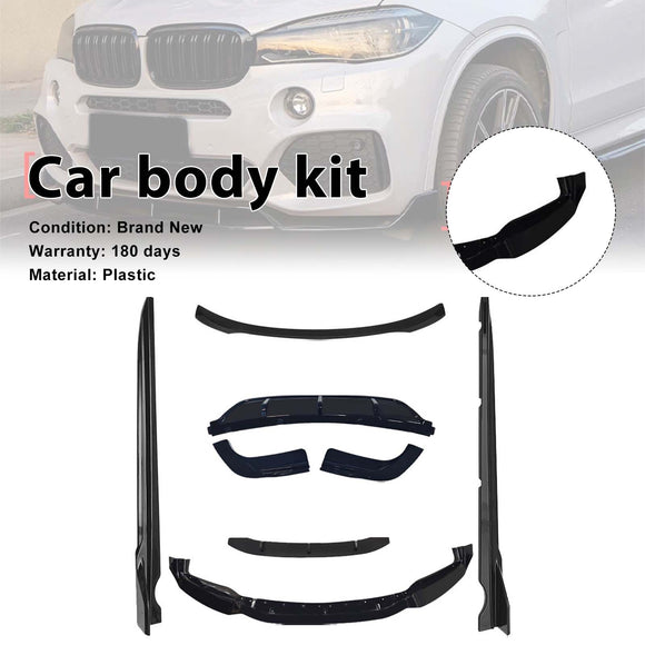 Kit de carrocería, difusor trasero de labio divisor delantero, kit de carrocería para BMW X6 F16 2013-2019