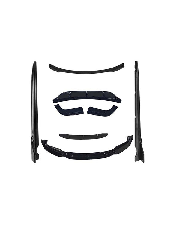 Kit de carrocería, difusor trasero de labio divisor delantero, kit de carrocería para BMW X6 F16 2013-2019