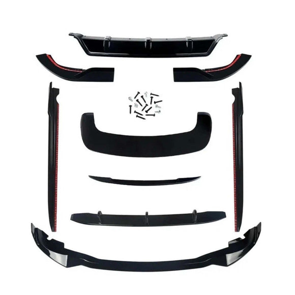 Body Kit Splitter Lip Rear Diffuser Skirts Grille Fit BMW X5 G05 2019-2022