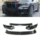 Kit de carrocería, divisor delantero, labio, difusor trasero, falda compatible con BMW X5 G05 2019-2022, negro-9