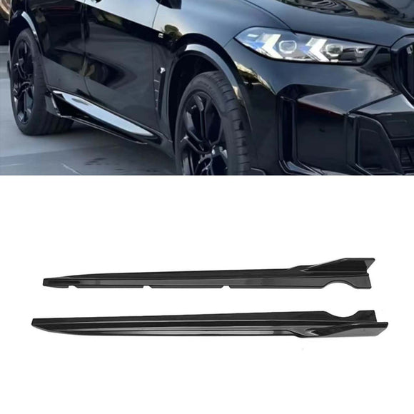 Kit de carrocería, divisor delantero, labio, difusor trasero, falda compatible con BMW X5 G05 2019-2022, negro