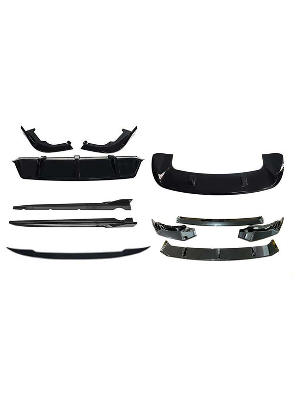Body Kit Front Splitter Lip Rear Diffuser Skirts For BMW X5 G05 2019-2022