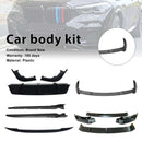 Kit de carrocería, divisor delantero, labio, difusor trasero, falda compatible con BMW X5 G05 2019-2022, negro-1