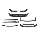 BodyKit falda difusora trasera de labio divisor delantero compatible con BMW X5 G05 2019-2022 negro-2