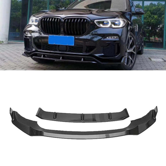 BodyKit falda difusora trasera de labio divisor delantero compatible con BMW X5 G05 2019-2022 negro